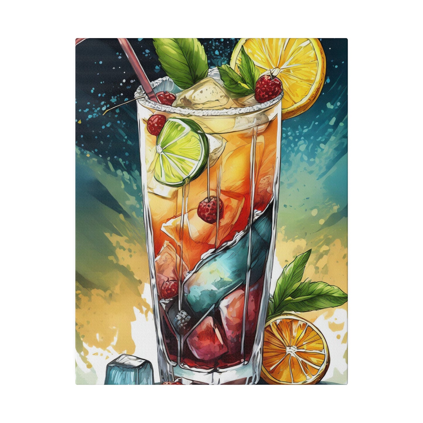 Tropical Drink Print 11X14