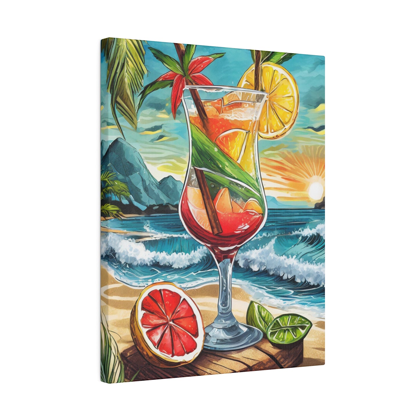Tropical Drink Print 11X14