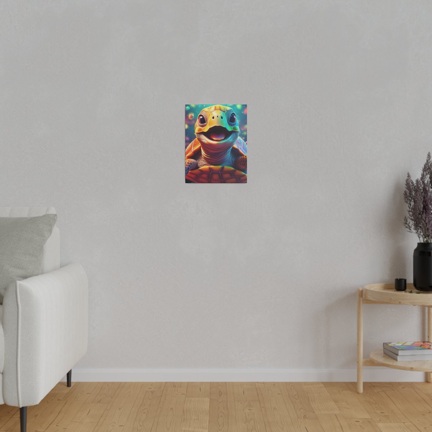 Cheerful Turtle Print 11X14