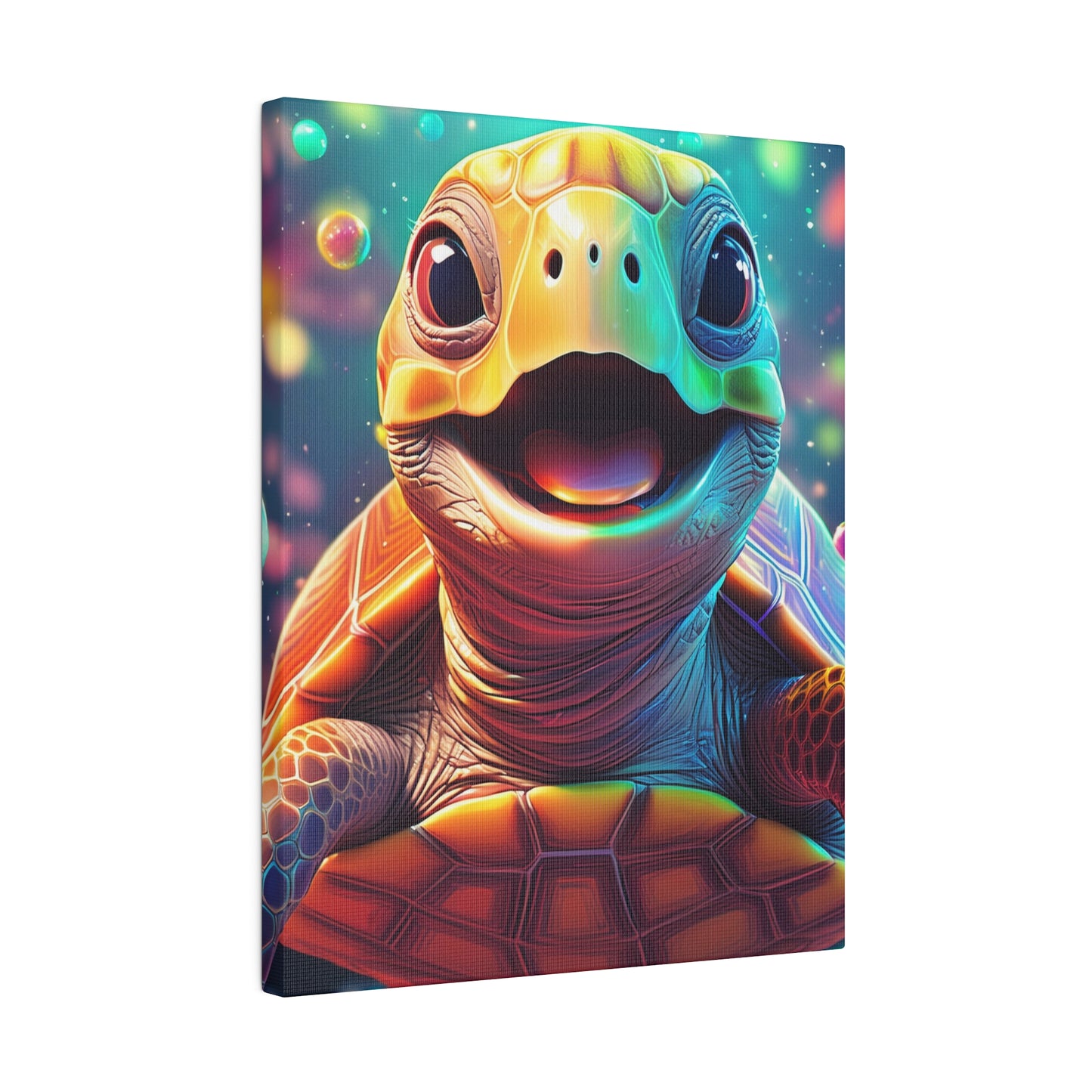 Cheerful Turtle Print 11X14