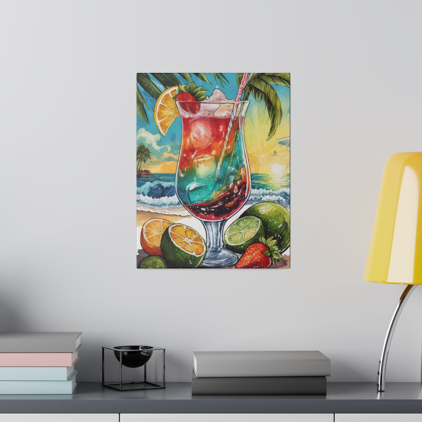 Tropical Drink Print 11X14