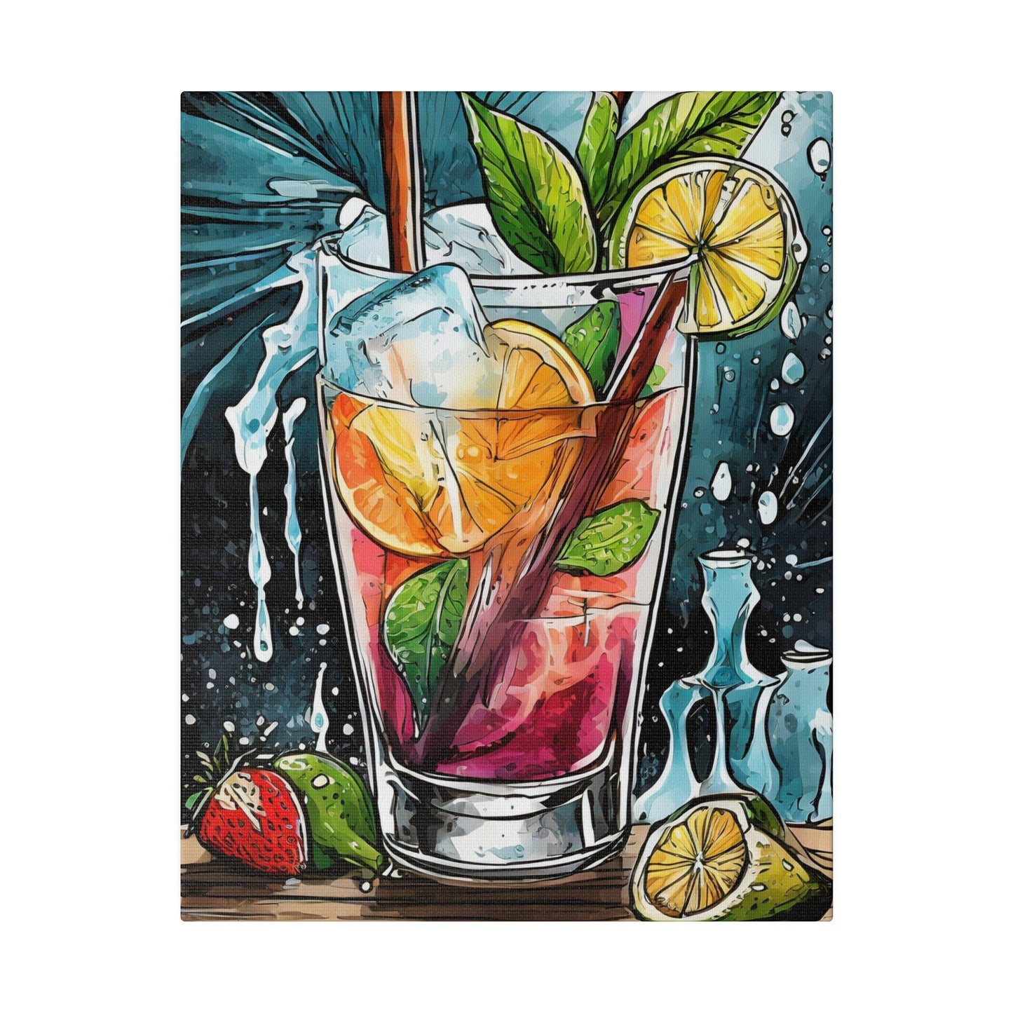 Tropical Drink Print 11X14