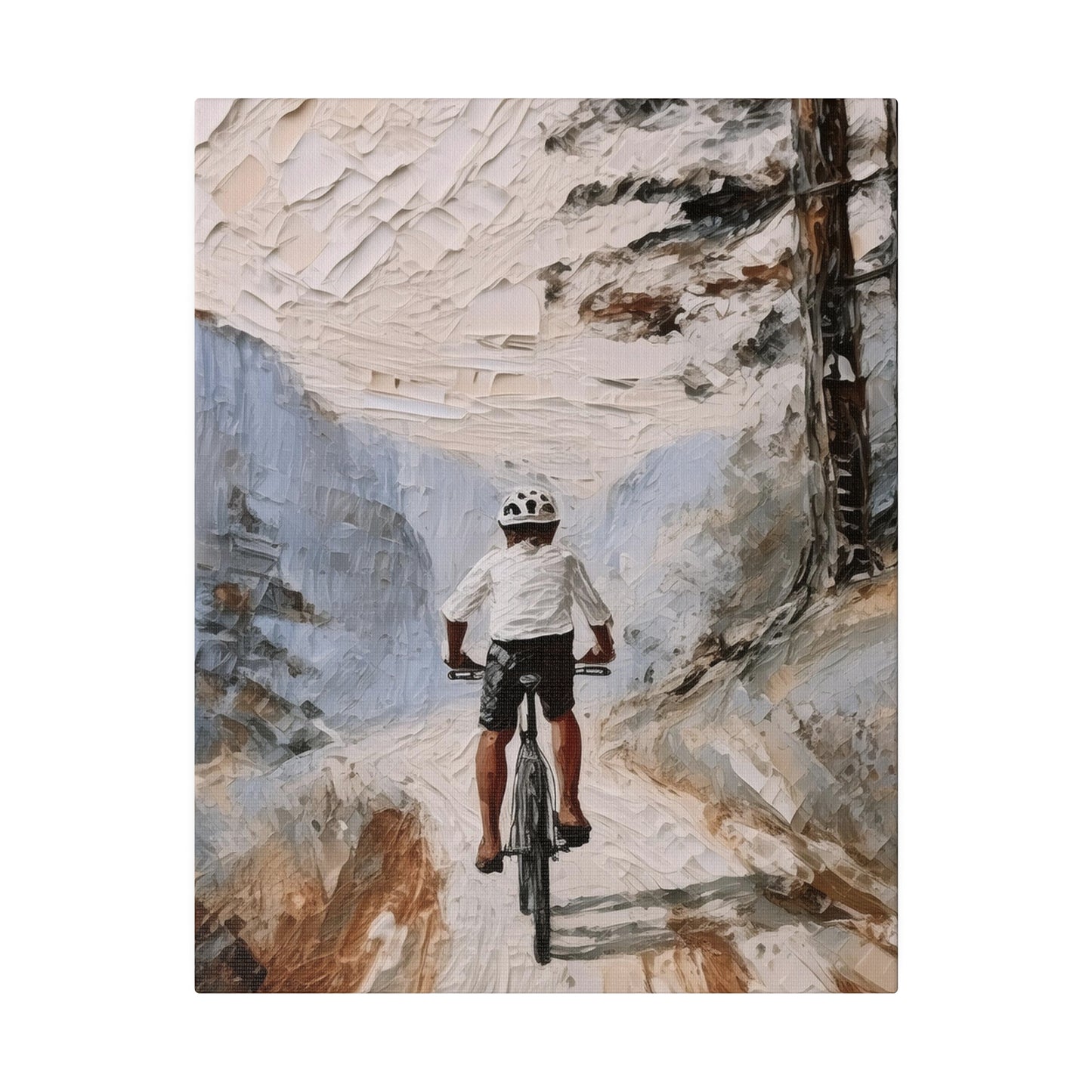 Mountain Bike Trail Print 11X14