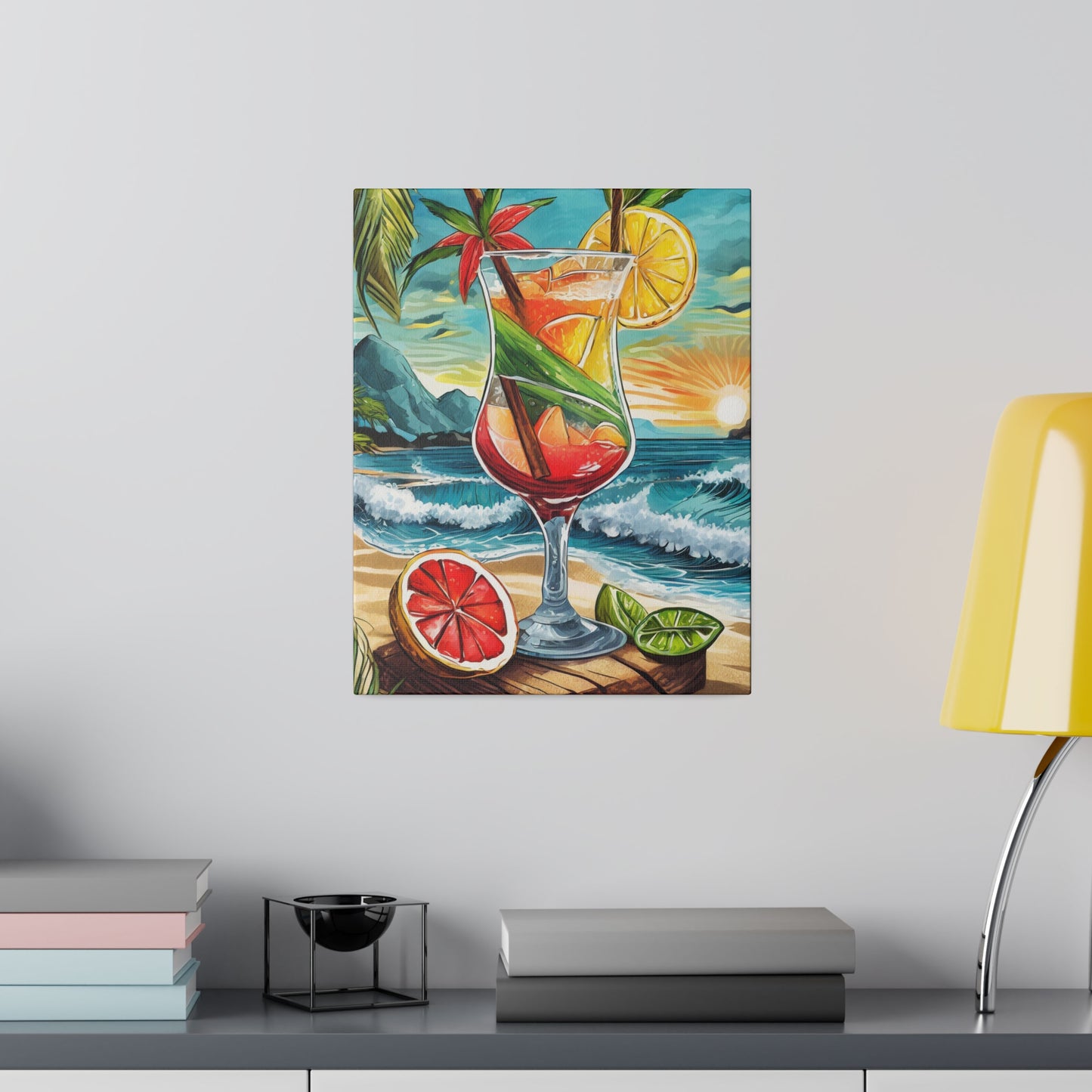 Tropical Drink Print 11X14