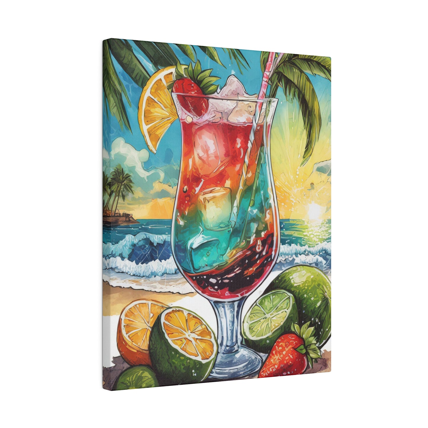Tropical Drink Print 11X14