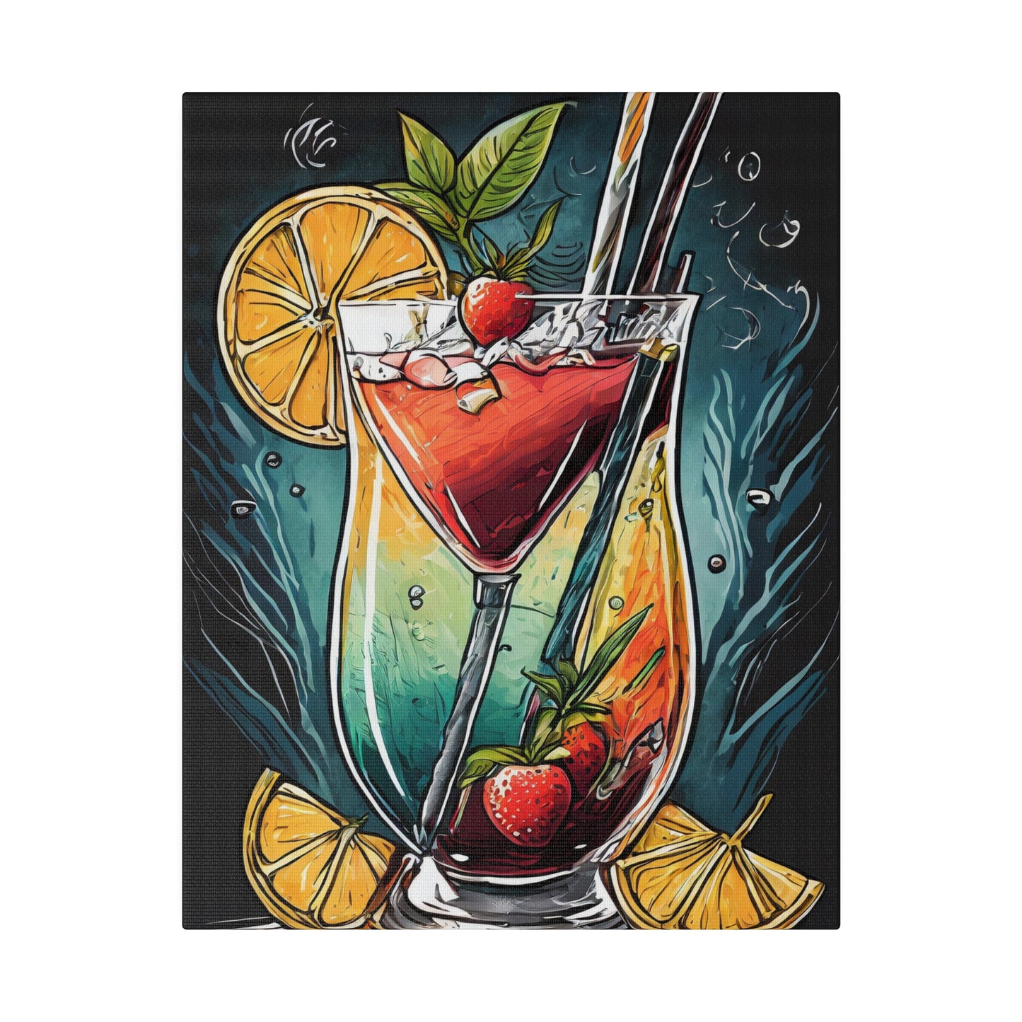 Tropical Drink Print 11X14