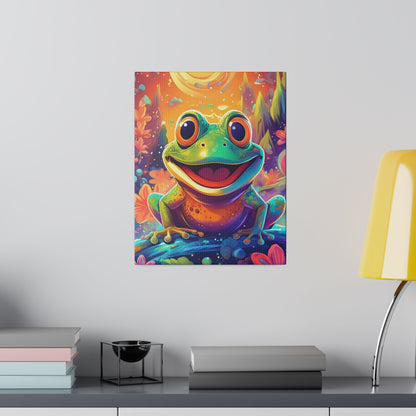 Cheerful Frog Print 11X14