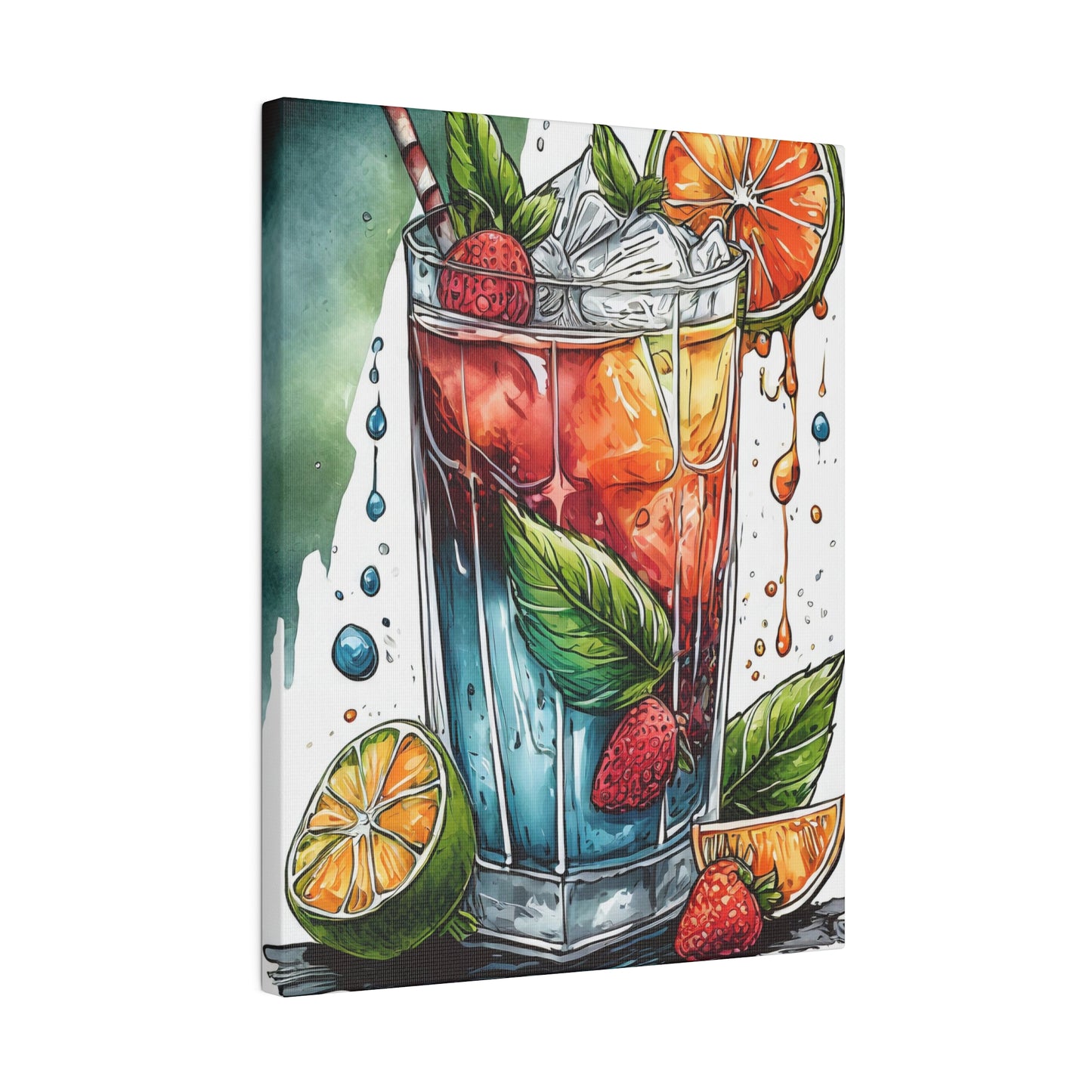 Tropical Drink Print 11X14