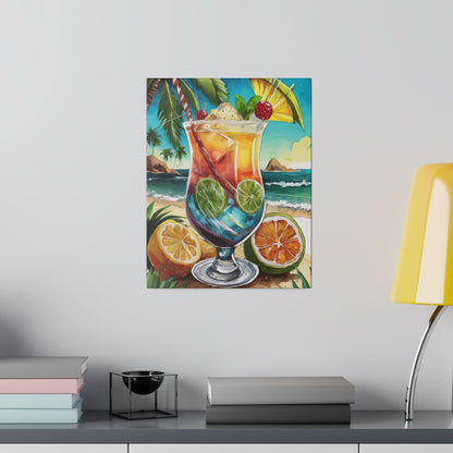 Tropical Drink Print 11X14