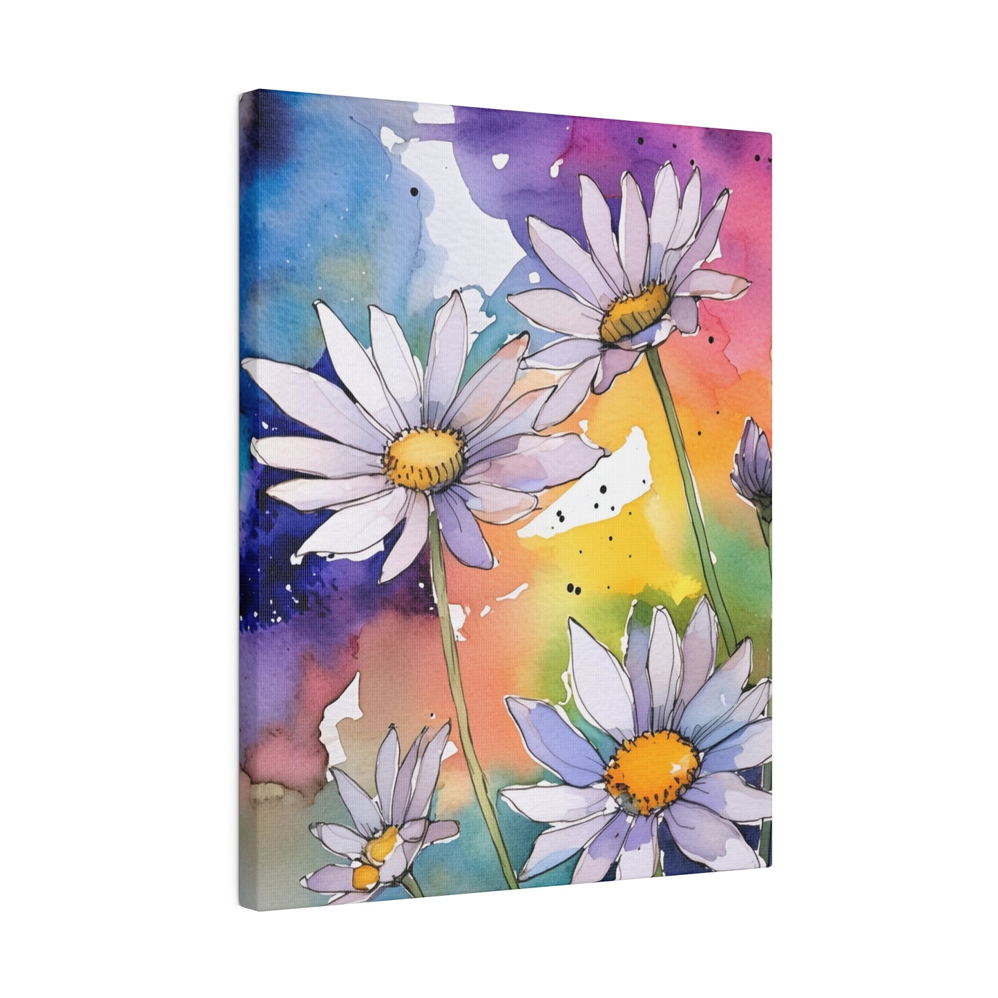 Fun Daisy Print 11X14