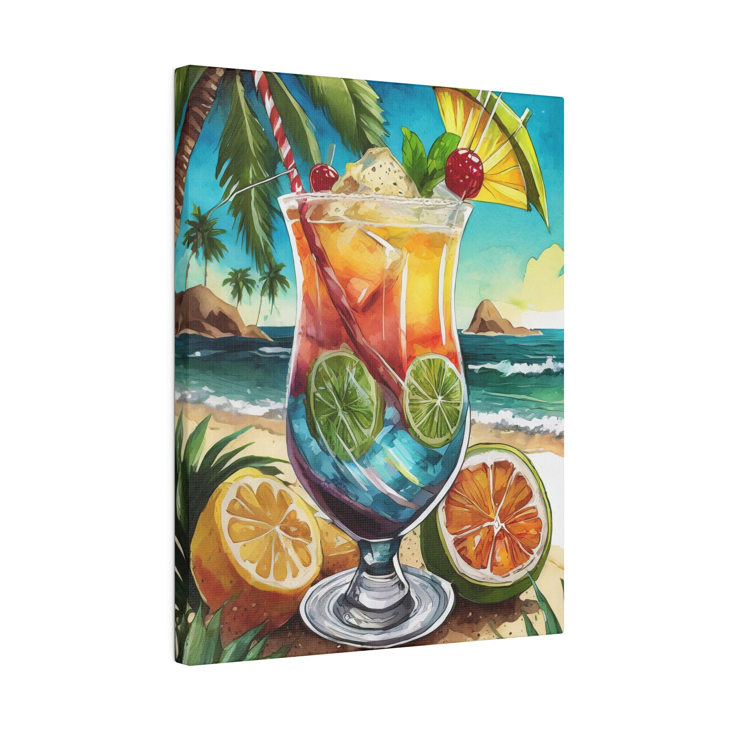 Tropical Drink Print 11X14