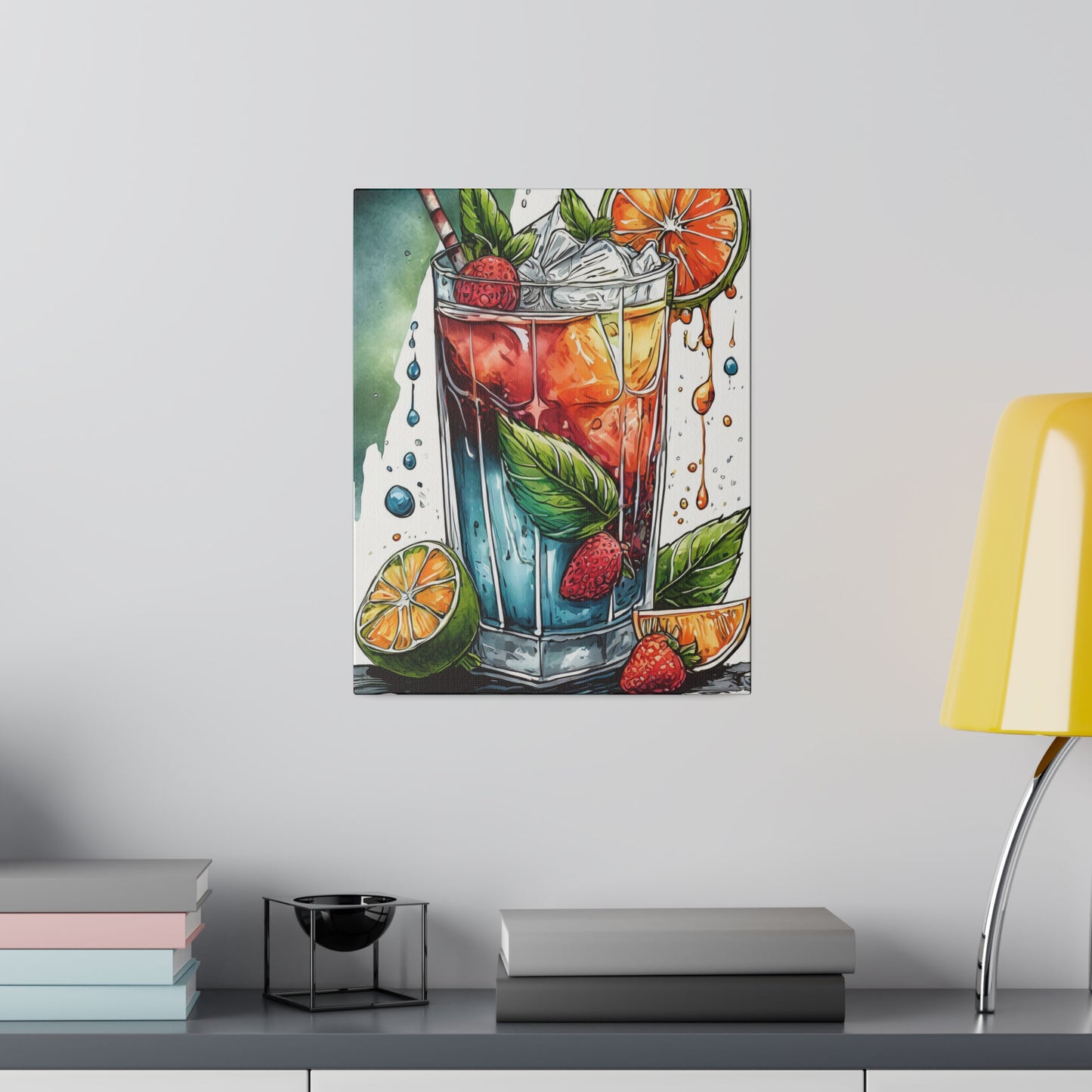 Tropical Drink Print 11X14