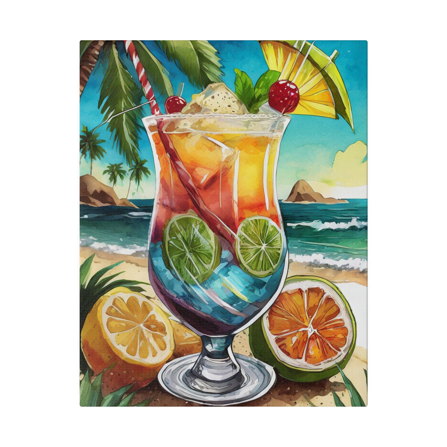 Tropical Drink Print 11X14